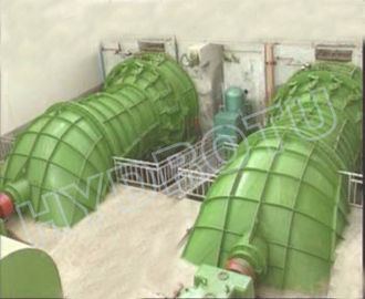Niedrigwasser-Kopf 2m bis 20m S Art Turbine mit Generator und Drehzahlregler
