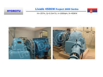 Kleine Antrieb-Wasser-Turbinen-/Turbinenwasserturbine mit Generator und Drehzahlregler