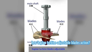 Blattdrehung des verstellbaren Kaplan-Läufers.