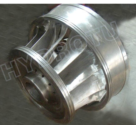 Edelstahl 0Cr13Ni4Mo Francis Turbine Runner Wasserkopf 20m-300m Wasserkraftkomponente