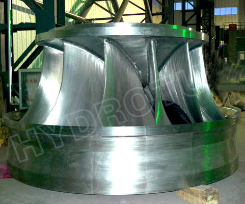 0Cr13Ni4Mo Material Francis Turbine Runner Elektrische Leistung 100KW-200MW Ausgangskapazität