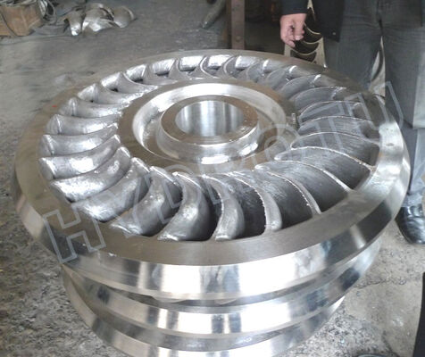 Edelstahl 0Cr13Ni4Mo Runner Turgo Wasserkraftanlage 100KW 2000KW Nennleistung Impulsewasserkraftanlage