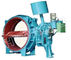 Durchmesser 50 - 3000 Millimeter hydraulische Gegengewicht flanschten Drosselventil für Wasserkraft-Projekt