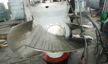 Kaplan-Wasserturbine mit 2-25 m Wasserkopf mit Edelstahlblättern und Synchrongenerator
