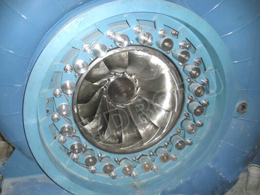 Edelstahl 0Cr13Ni4Mo Francis Turbine Runner Wasserkopf 20m-300m Wasserkraftkomponente