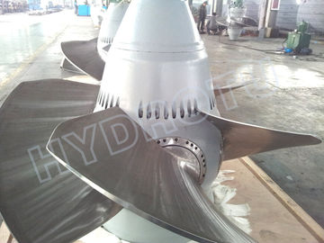 Kaplan-Wasserturbine mit 2-25 m Wasserkopf mit Edelstahlblättern und Synchrongenerator