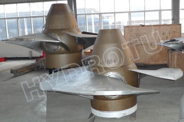 Kaplan-Wasserturbine mit 2-25 m Wasserkopf mit Edelstahlblättern und Synchrongenerator